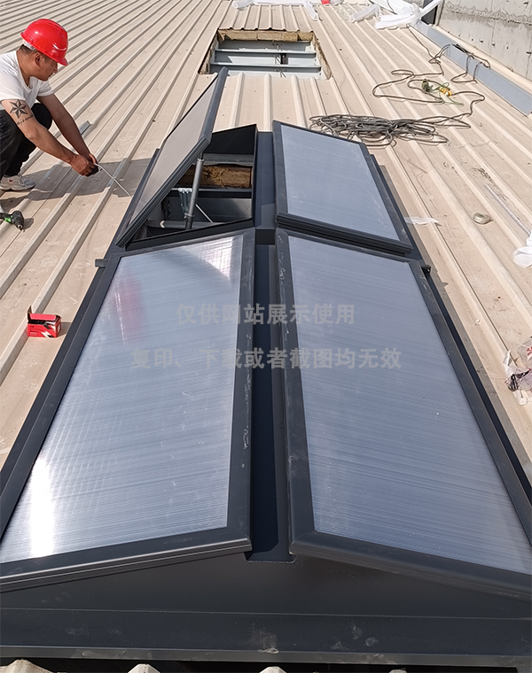 兰州王老吉生产车间白银排烟天窗