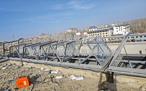 敦煌博物馆白银排烟天窗