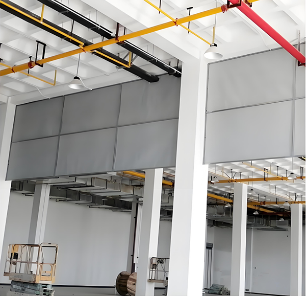 防火布白银挡烟垂壁