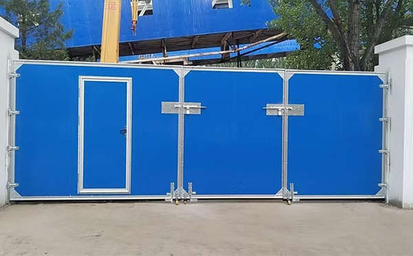 白银工业平开门