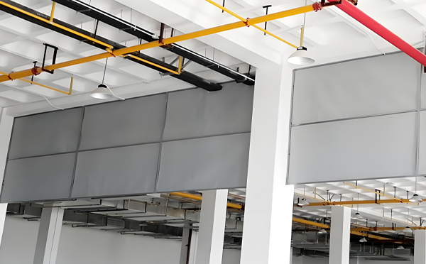 商场防烟分区常闭节点:白银挡烟垂壁高度与控制器接线图解 商场防烟分区常闭节点:白银挡烟垂壁高度与控制器接线图解